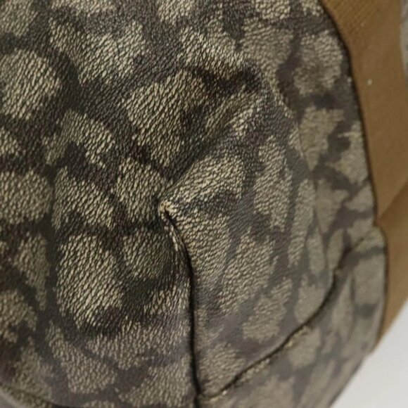 SAINT LAURENT Boston Bag PVC Canvas Gray - Picture 9 of 15